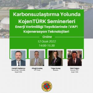 Enerji Verimliliği Teşviklerinde (VAP) Kojenerasyon Teknolojileri Semineri Gerçekleşti